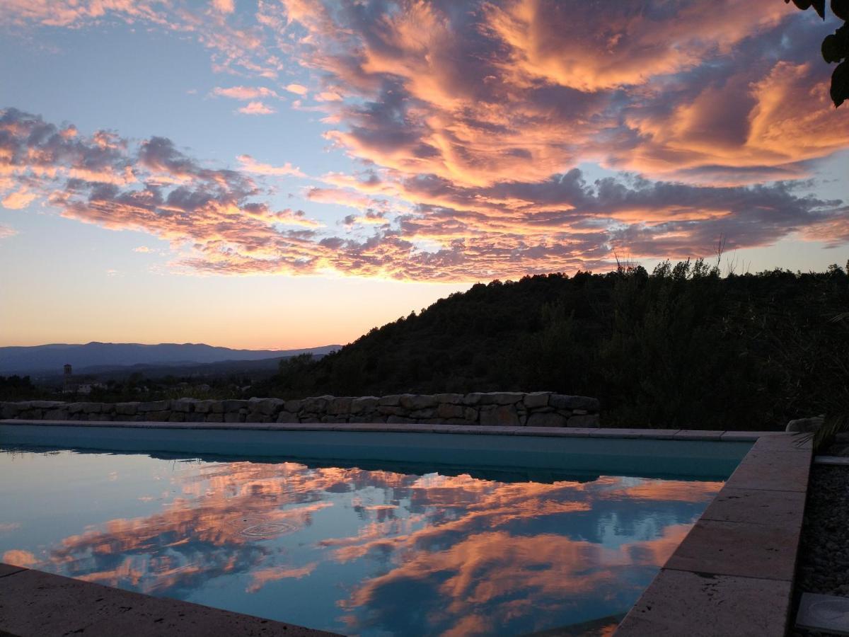 مبيت وإفطار غروسبيير Les Agaves Piscine Panoramique Vue Exceptionnelle المظهر الخارجي الصورة